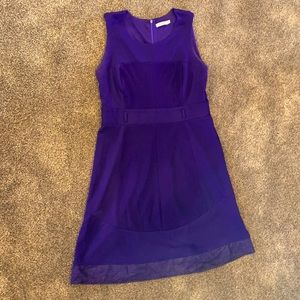 Rickis ladies dress size 14 purple colour with belt loops